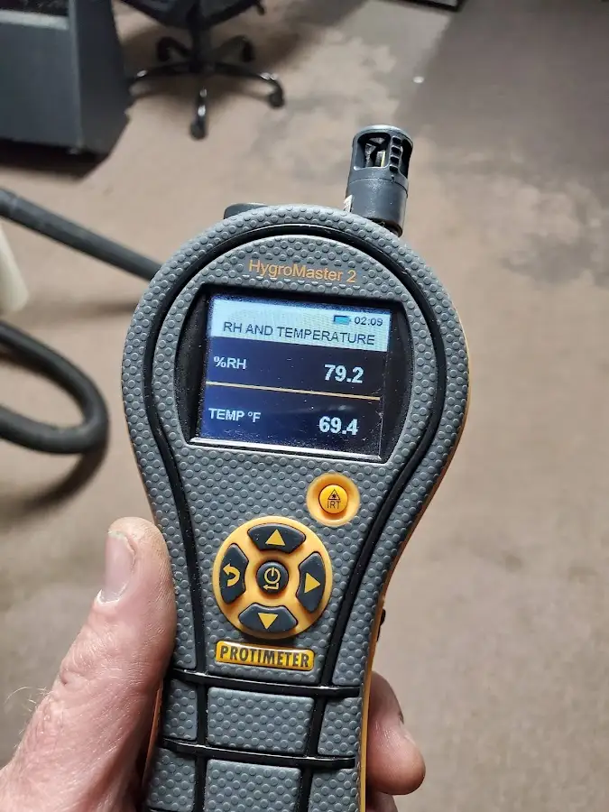 Moisture meter humidity assessment for Fire & Smoke Damage Restoration in Hanover